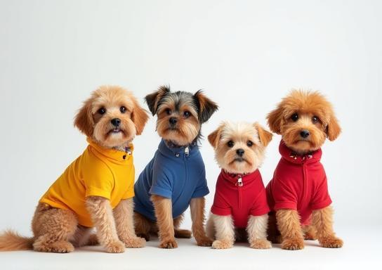 人気ランキングTOP3犬服コレクション集合写真